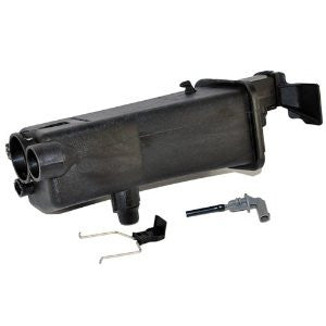 BMW Radiator Coolant Reservoir Expansion Tank + Coolant Sensor + Clip Hamman OEM Quality