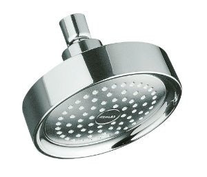 KOHLER K-965-CP Taboret Single-Function Showerhead, Polished Chrome