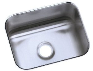 Elkay ELUH129 Gourmet Lustertone Undermount Sink, Stainless Steel