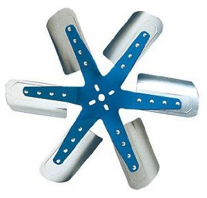 Flex-a-lite 1317 Blue Star Stainless Steel 6-Blade 17" Flex Fan