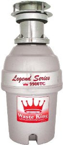 Waste King 9980TC Legend Series 1 HP Batch Feed Operation Garbage Disposer