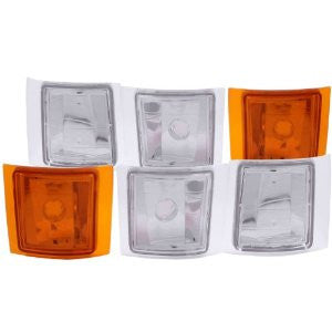 Anzo USA 521023 Chevrolet 4 Euro/2 Amber Corner Light Assembly - (Sold in Pairs)