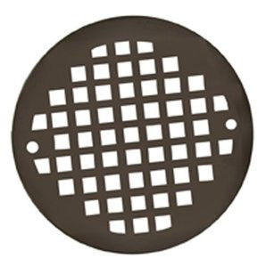 Plumbest C60-87RB 4-1/4-Inch Round Cast Brass Heavy Duty Shower Strainer, Oil Rubbed Bronze