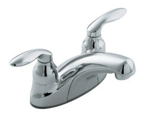 KOHLER K-15240-4-CP Coralais Centerset Lavatory Faucet, Polished Chrome