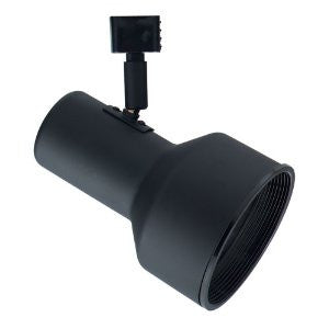 Jesco Lighting HHV617BK Classic 617 Series Line Voltage Track Light Fixture, Black Finish