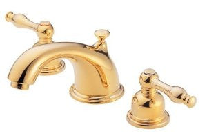 Danze D304055PBV Sheridan Two Handle Widespread Lavatory Faucet, Polished Brass