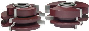 MLCS 11009 Katana Round Over Matched Rail and Stile Shaper Cutter, 2-Piece Set