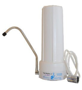 Perfect Water Technologies TMJRf2E Tap Master Jr F2 Elite Counter Top Water Filtration System, White