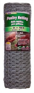 Midwest Air Tech/Import 308427B 36-In. X 150-Ft. Galvanized Poultry Net Poultry Netting