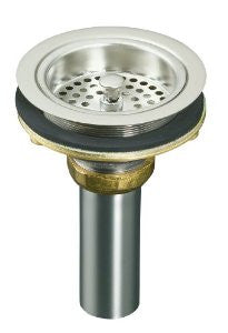 KOHLER K-8801-VS Duostrainer Sink Strainer, Vibrant Stainless