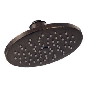 Moen S6360Orb Showering Accessories-Premium One-Function 8-Inch Diameter Rain Showerhead, Oil Rubbed Bronze