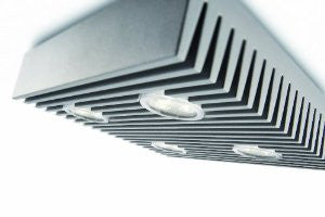 Philips 31602/87/48 Ledino Square Four Energy Efficient LED Ceiling Light, Grey