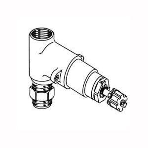 American Standard R701 1/2 Inch Rough On/Off Volume Control Valves, 1/2-Inch Inlet/Outlet (Handle Not Included)