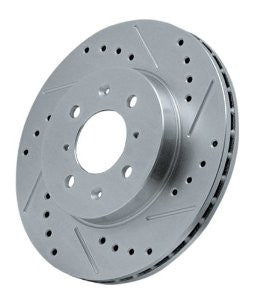 Power Stop EBR420XR Cross Drilled and Slotted Performance Brake Rotor - Right