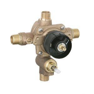 Grohe 35016000 Grohsafe Pressure Balance Rough-In Valve with Built-In Diverter & Stops, Chrome