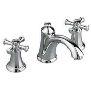 American Standard 7415.821.002 Portsmouth Widespread Lavatory Faucet with Speed Connect Drain with Cross Handles, Polished Chrome