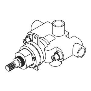 Symmons 46-2-X-BODY Temptrol Tub/Shower Mixing Valve, Chrome