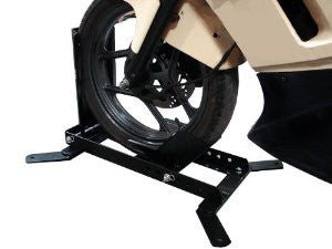 TMS SN0301-3 1000-Pound Heavy Duty Adjustable Motorcycle Trailer Wheel Chock Bike Stand Mount