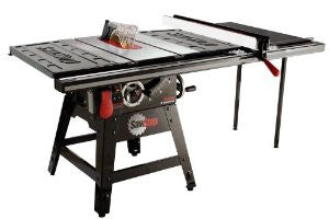 Sawstop CNS175-TGP36 1-3/4 HP Contractor Saw with 36-Inch Professional T-Glide Fence System including Rails and Extension Table