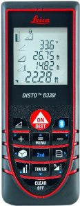 Leica D330i Disto with Bluetooth Technology and Smart Horizontal Mode