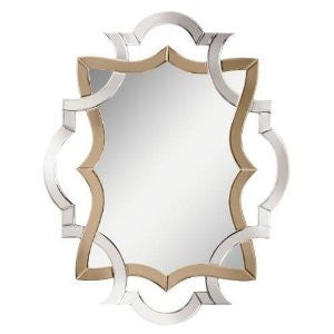 Kichler 78139 Modern 41.75" Oval Wall Mirror with Wood Frame from the Lydia Collection,