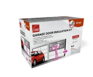 Owens-Corning 500824 Garage Door Insulation Kit, Includes R-8 Fiberglass Panels with White Vinyl Facing, Insulates Single Garage Door Up To 9-Feet Wide