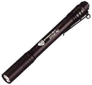 Streamlight 66118 Stylus Pro Black LED Pen Flashlight with Holster