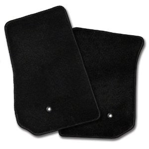 Coverking Front Custom Fit Floor Mats for Ford Escape (Nylon Carpet, Black)