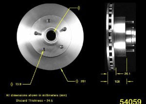 Bendix PRT5216 Brake Rotor
