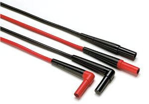 Fluke TL224 SureGrip Silicone Insulated Test Leads, Right Angle and Straight