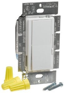 Lutron DVSC-600P-SW Diva 600W Single Pole Dimmer Snow