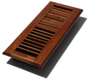 Decor Grates WLC412-N 4-Inch by 12-Inch Wood Floor Register, Natural Brazilian Cherry
