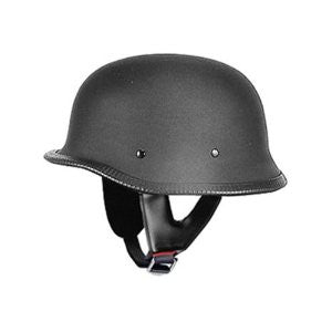 HCI-115 Half Helmet German-Matt Black (X-Large)