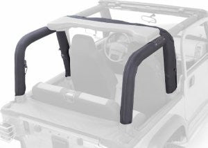 Rugged Ridge 13611.15 Denim Black Roll Bar Cover Kit