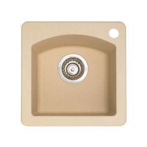 Blanco 441219 Diamond Silgranit II Bar Sink, Biscotti