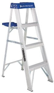 Louisville Ladder AS2108 250-Pound Duty Rating Aluminum Stepladder, 8-Feet