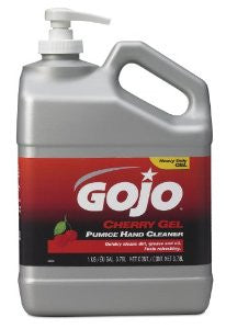 Gojo 2358-02 Cherry Gel Pumice Hand Cleaner Pump Bottle - 1 Gallon, (Pack of 2)