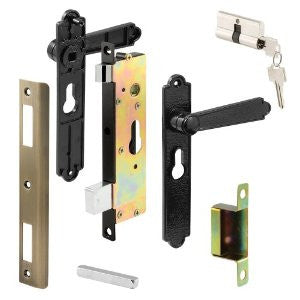 Prime-Line Products K 5092 Security Door Mortise Lock with Single Cylinder, Brass