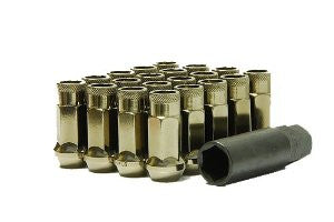 Muteki 32905T SR Series Chrome Titanium 12mm x 1.25mm SR48 Open End Lug Nut Set, (Set of 20)