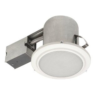 Globe Electric 90036 5-Inch Recessed Shower Light Fixture, White