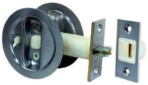 JR Products 20905 Chrome Pocket Door Lock