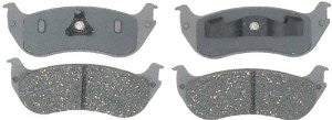 ACDelco 14D881C Advantage Rear Ceramic Disc Brake Pad Set