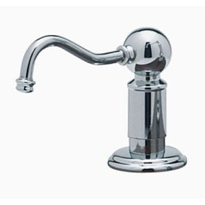 Rohl LS850PSTN Luxury Soap/Lotion Dispenser with One Touch System to Match Perrin and Rowe, Satin Nickel
