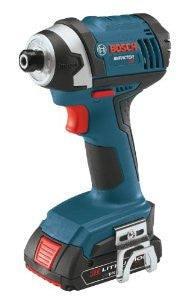 Bosch IDS181-02 18-Volt Lithium-Ion Compact 1/4-Inch Hex Impact Driver with 2 Lithium-Ion 1.5-Ah High Capacity Batteries