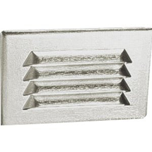 Progress Lighting P6819-16 Cast Aluminum with Porcelain Socket and Tempered Glass Including 2-1/2-Inch I.P, Satin Aluminum