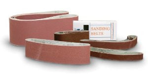 Mercer Abrasives 103036-10 Premium Aluminum Oxide Sanding Belts, 2-1/2-Inch by 16-Inch, 36X Grit, 10-Pack