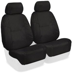 Coverking Custom-Fit Seat Cover - Ballistic Cordura Fabric, Black