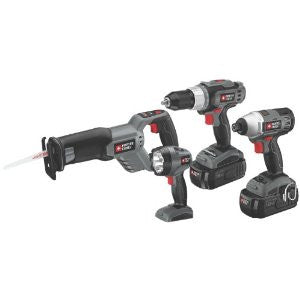 PORTER-CABLE PC418IDC-2 18-Volt NiCd 4-Tool Combo Kit
