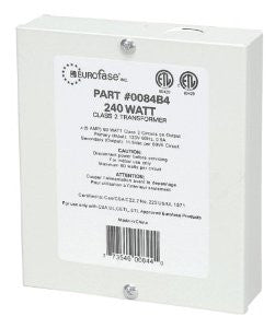 Eurofase 0084B4 4X60-Watt Class 2 Transformer
