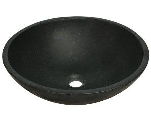 MR Direct 854 Honed Basalt Black Granite Vessel Sink